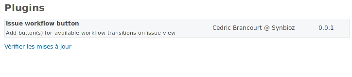 Administration > Plugins