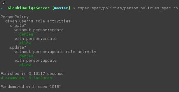rspec pundit output