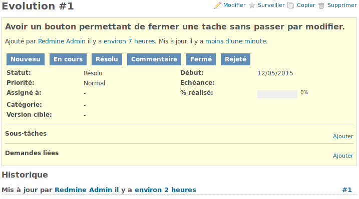 Actions avec du style